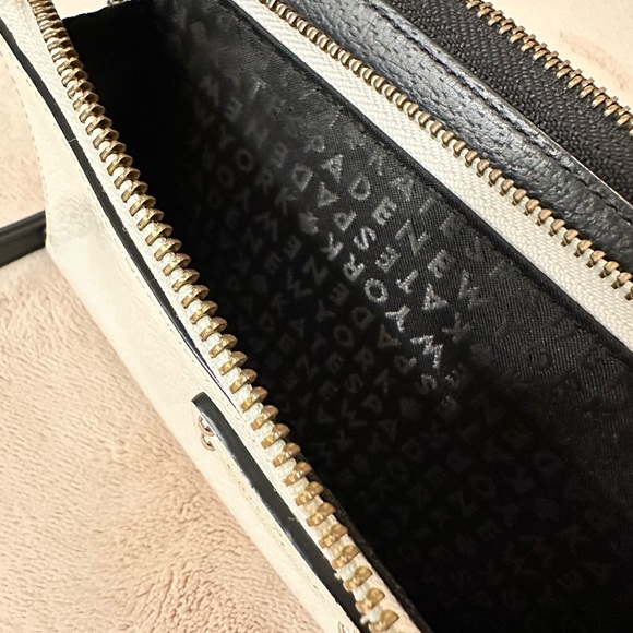 Kate Spade White and Black Women's Wallet - Picture 6 of 9